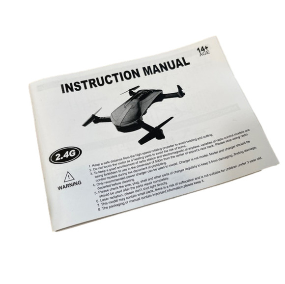 E52-TX Selfie Wifi Pocket Drone Red and Black in Box - Picture 3 of 3